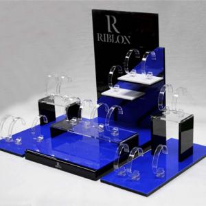 Acrylic Watch Jewelry Display Stand Counter Display Exhibition Stand