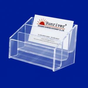 Acrylic display stand card holder