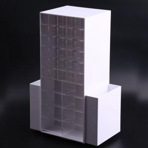 White Acrylic Rotating Lipstick Display Stand