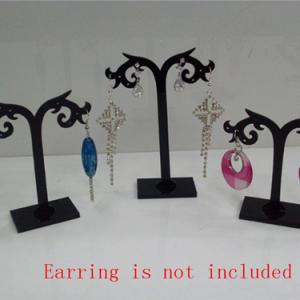 Black Acrylic Earring Tree Shap