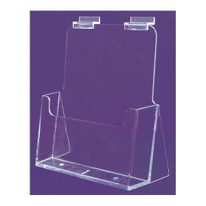 Clear 8.5&quot;W x 11&quot;H Slatwall Brochure Holder