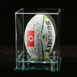 Acrylic clear display box for football CLAB-12