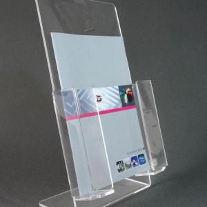 New clear acrylic brochure holder