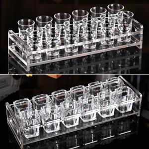 6, 12PCS Clear Acrylic Wine Glass Holder