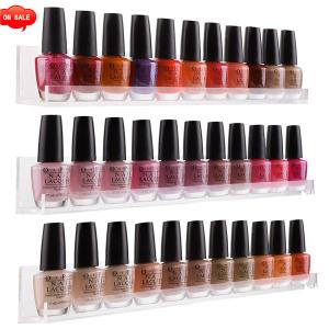 Exhibition Wall Mount Nail Polish Acrylic Step Display Cosmetic Bottle Display