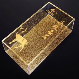 Transparent acrylic health product display box display