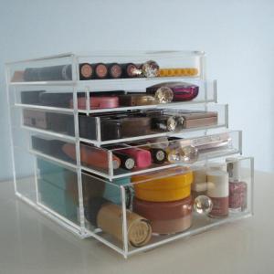 Custom Acrylic Makeup Organizer with 5 Drawers