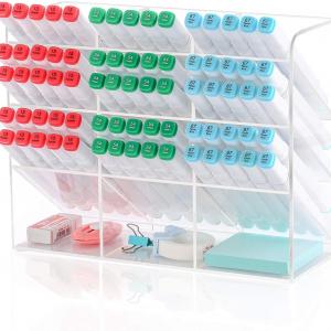 Multi-Functional Pen Holder Makeup Brush Organization Acrylic Desk Organizer