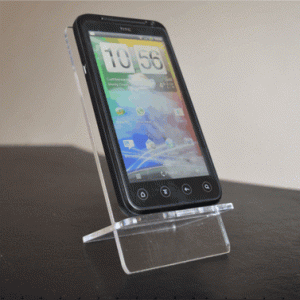 Acrylic telephone desk stand organizer