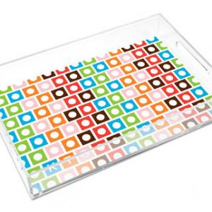 Customize Clear Home Acrylic Tray