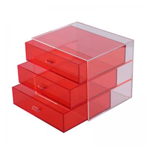 Acrylic Drawer Box for Makeup, Jewelry, Crafts, Office Supplies, and More