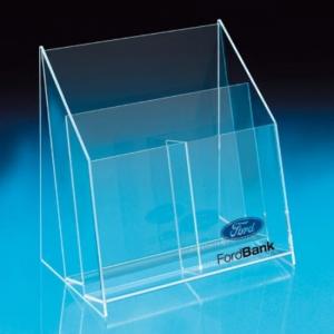 Customized Ad-182 Acrylic Clear Sign Menu Brochure Holder