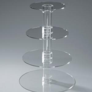 Clear cake holder