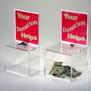 Customize Clear Acrylic Display Box with Lock