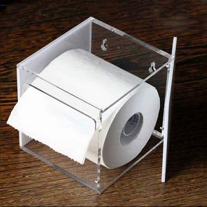 Minsk bathroom wall-mounted acrylic tissue box ord display