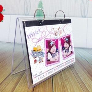 V Shape Desktop Calendar Stands, Acrylic Calendar Display