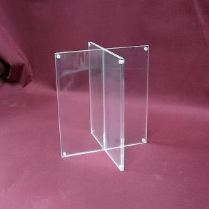 Customized Ad-162 Clear Acrylic Menu Sign Holder