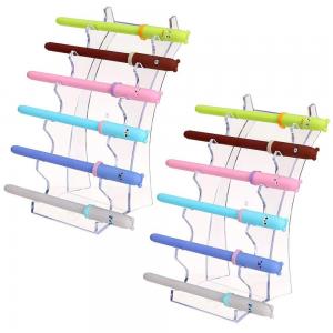 Acrylic Pen Holder Display Stand Clear Makeup Brush Rack Organizer Holder