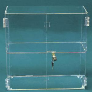 Two layers acrylic cabinet with