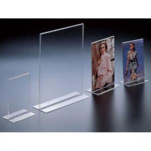 Customized Ad-176 Acrylic Clear Sign Menu Brochure Holder