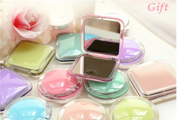 Promotion Gift Double Side Acrylic Makeup Pocket Button Mirror