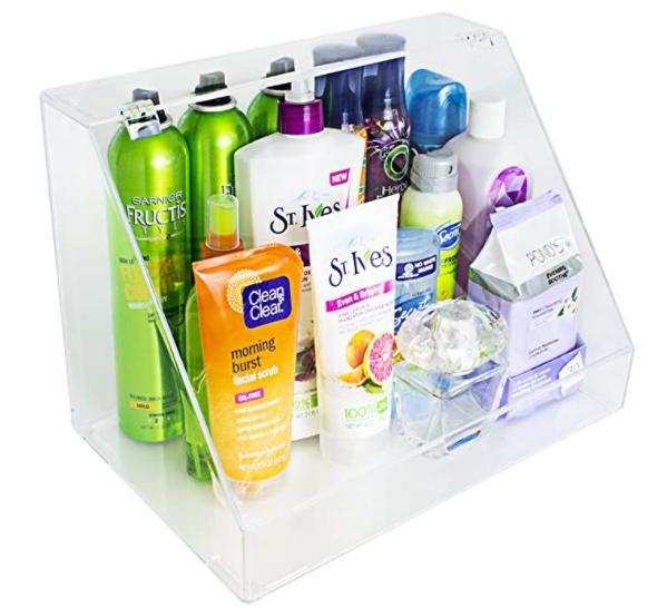 Acrylic Makeup Storage Case with Lid