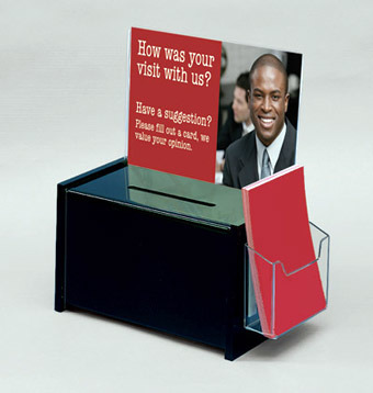 Customize PMMA Clear Acrylic Vote Suggestion Donation Box