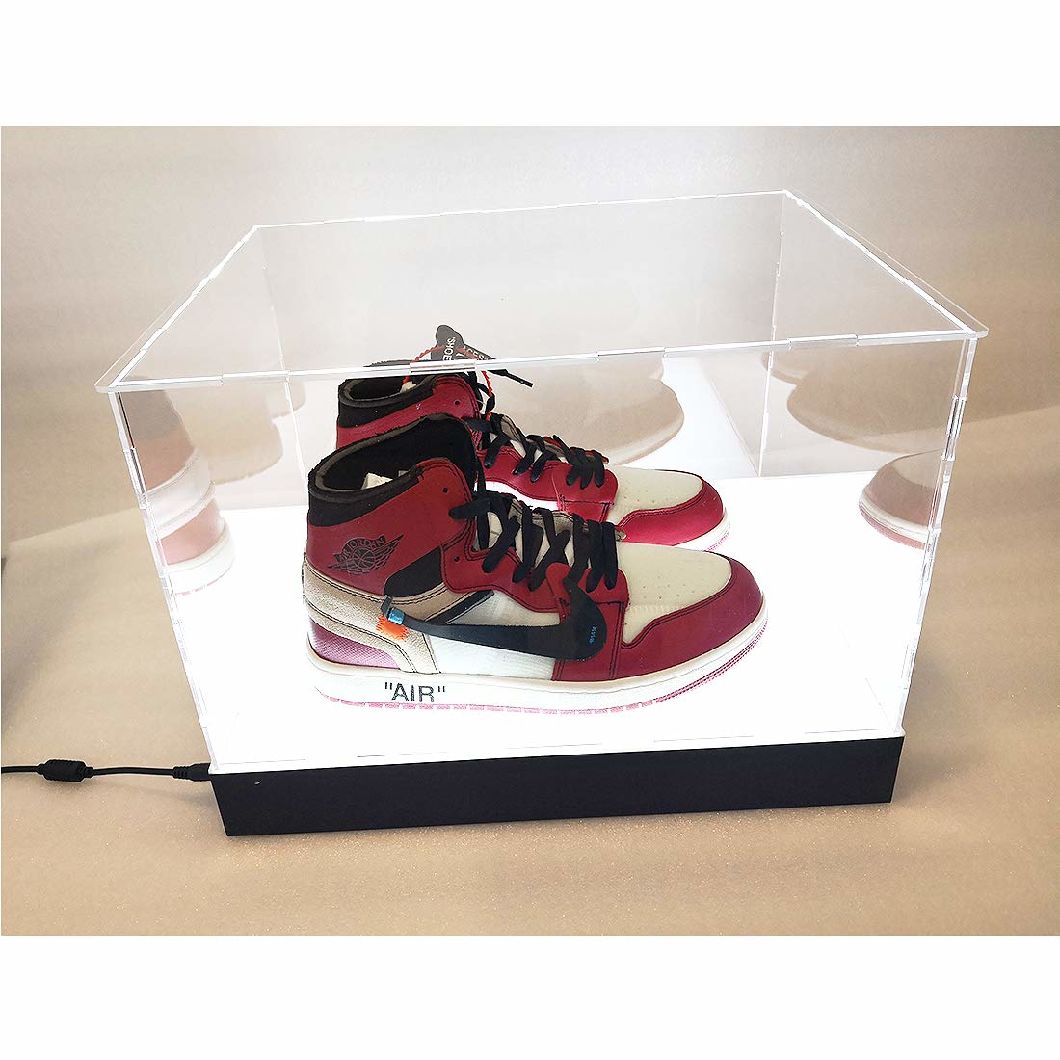 High Quality Acrylic Shoe Box with Light