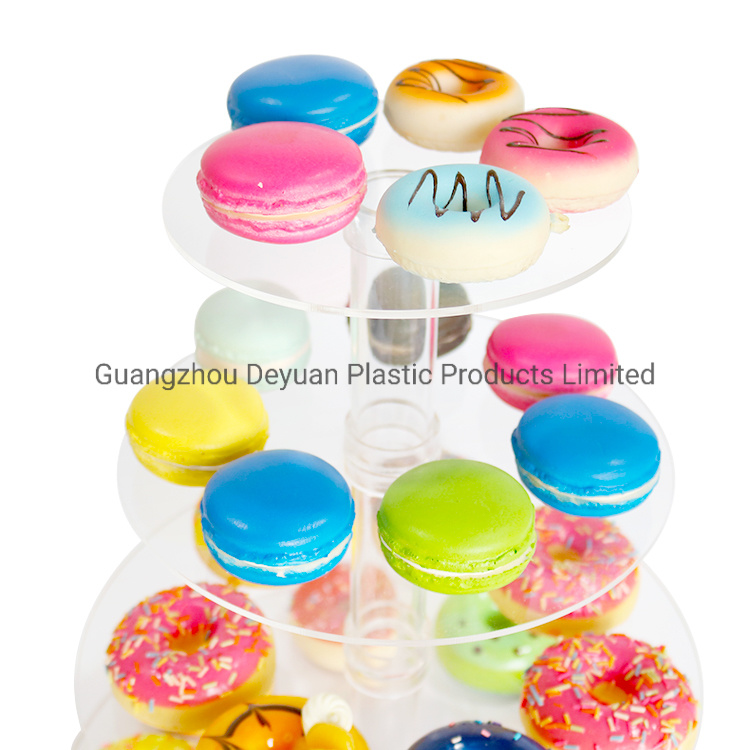 Acrylic Cupcake Stand 4 Tiers Dessert Stand for Party