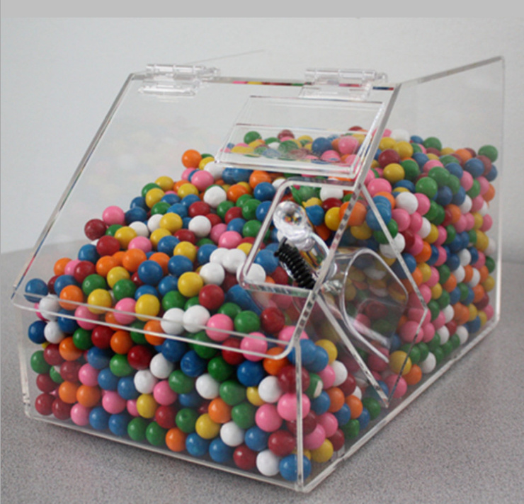 Acrylic Dried Fruit Candy Box Display Box