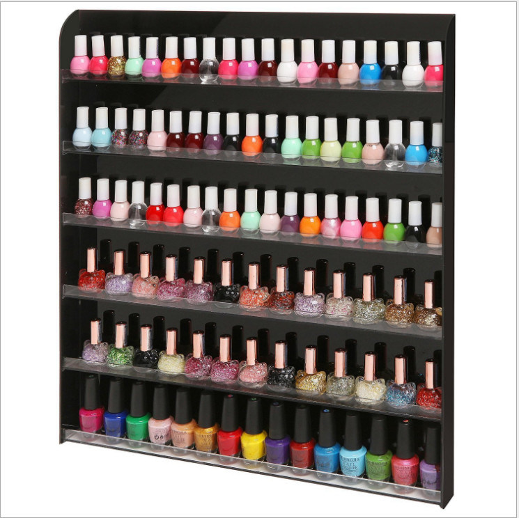 6 Tiers Acrylic Nail Polish Makeup Display Stand