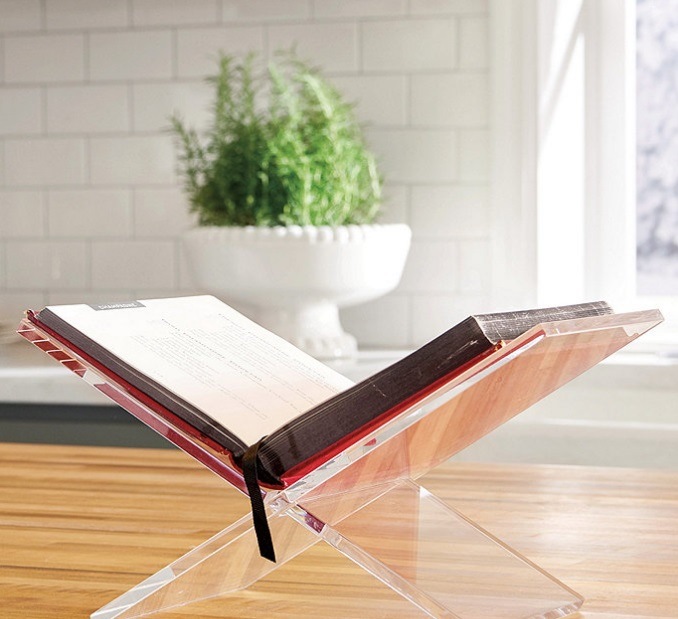 Detachable and Portable Acrylic Book Shelf Stand Holders Newspaper Magazine Shelves