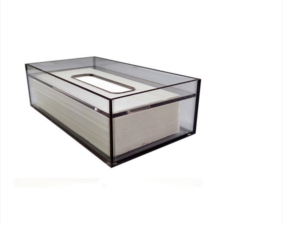 Clear Acrylic Plastic Tissue Box