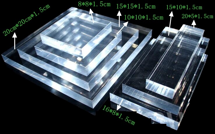 Fluorescent Color Acrylic Solid Block Riser