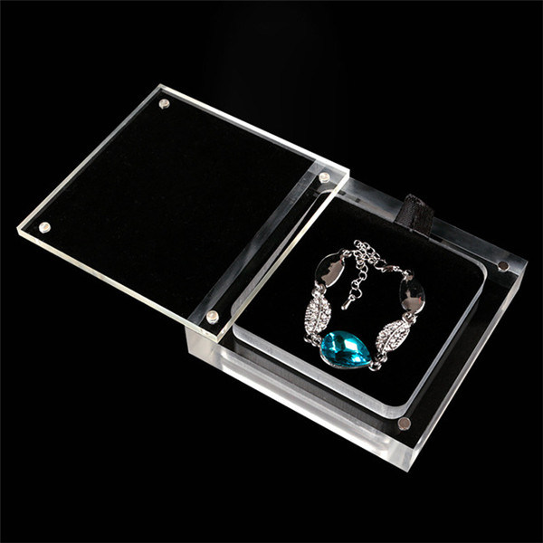 Acrylic Necklace Pendant Display Box Jewelry Packing Gift Box