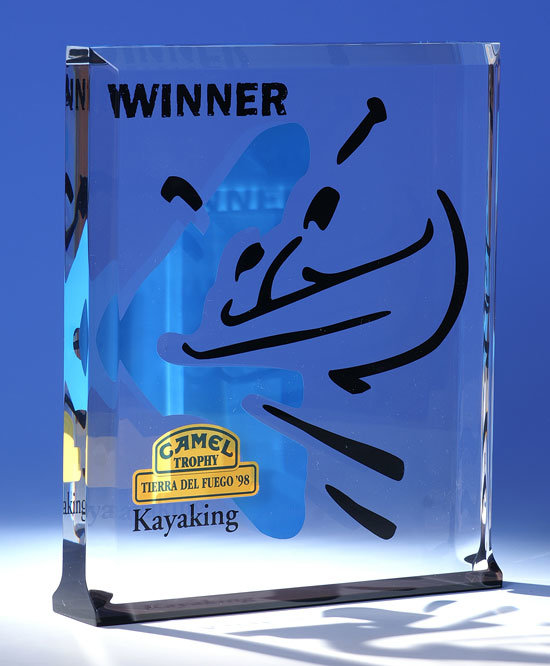 Customize Ad-205 Clear Laser Engraved School Acrylic Trophy