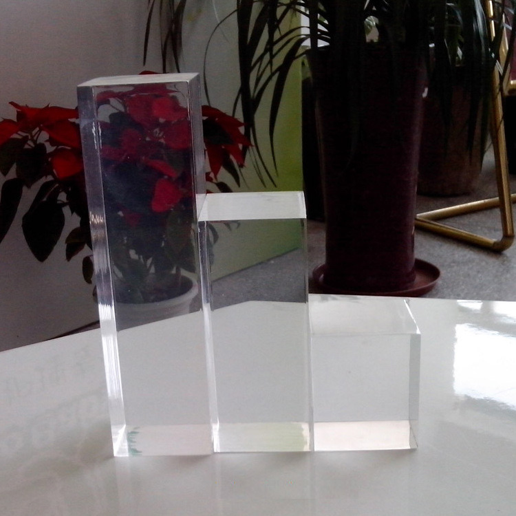 Solid Clear Acrylic Block Risers for Jewelry Display