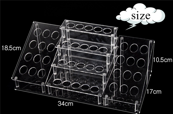 Acrylic Exhibition Stand, Lipstick Cosmetic Bottle Display Stand