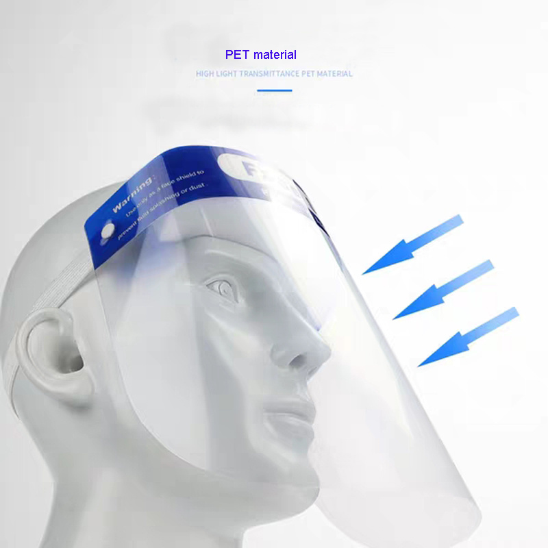 Factory Wholesales Plastic Pet Anti-Fog Disposable Face Shield Mask