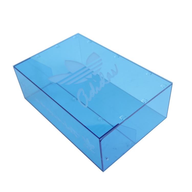 Customized Colorful Acrylic Box Companion Plexiglass Shoe Display Box