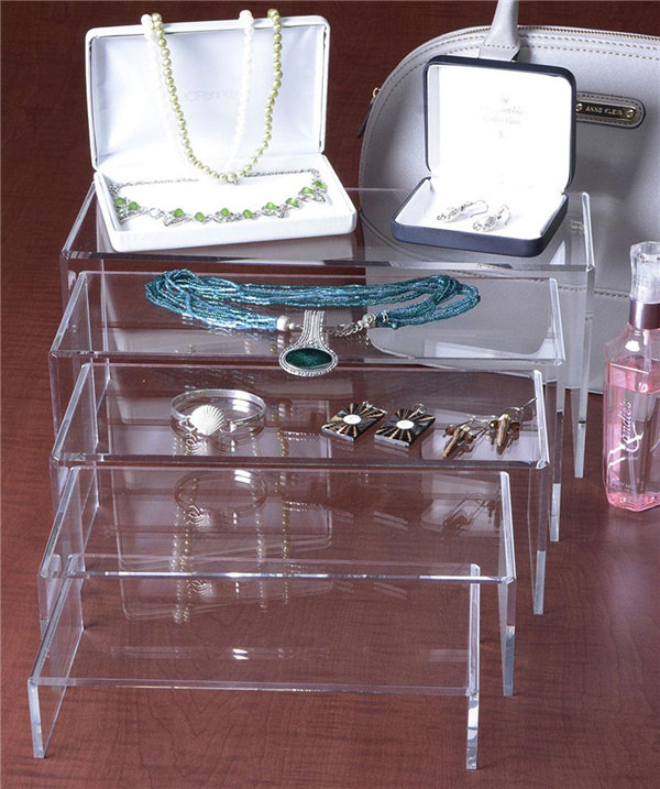 Clear Acrylic Jewelry Display Riser