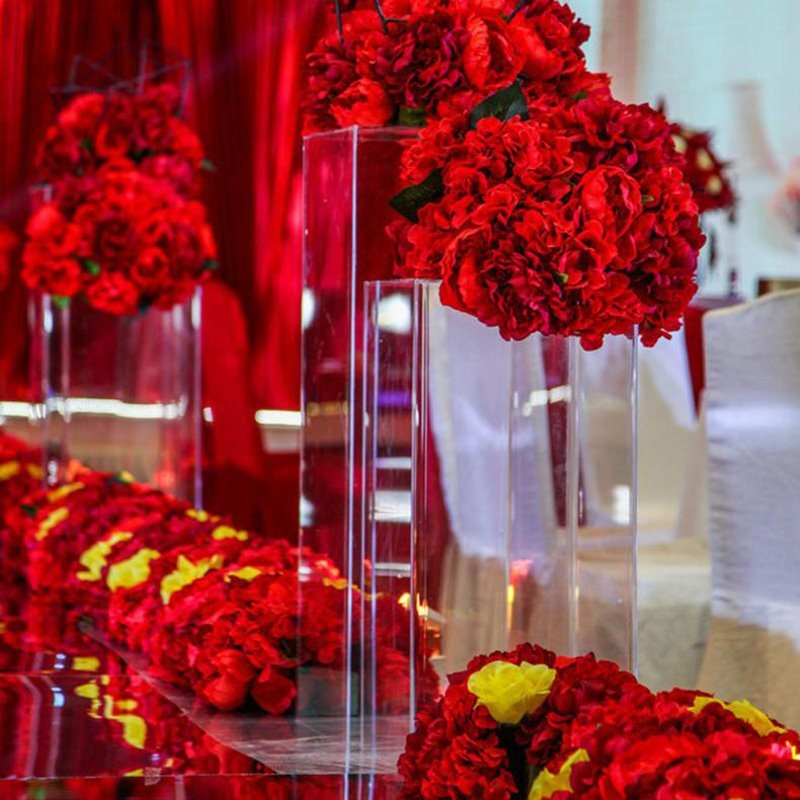 Wedding and Events Square Perspex Acrylic Stand