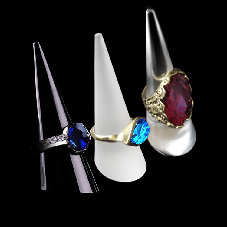 Cone Shape Acrylic Ring Display