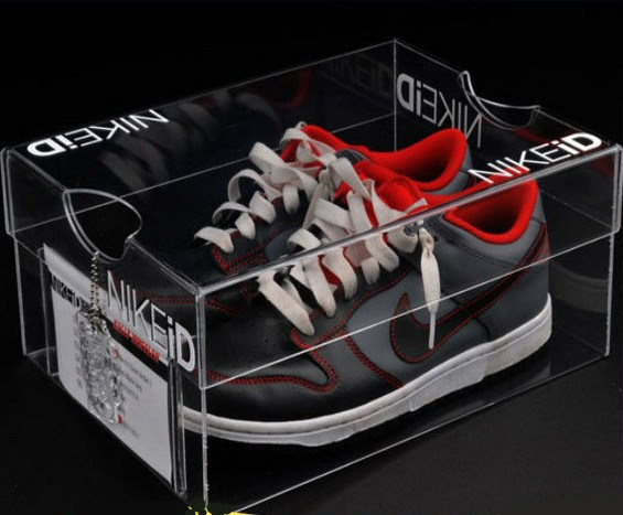 Customize Atd-131 Laser Engraved Acrylic Clear Shoe Box