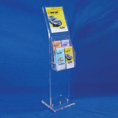 Customized Ad-165 Acrylic Clear Sign Menu Holder