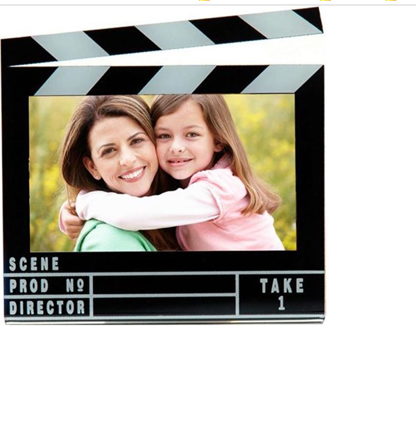 Acrylic Movie Clapboard Photo Frame (6" X 4") , Plastic Film Picture Frame