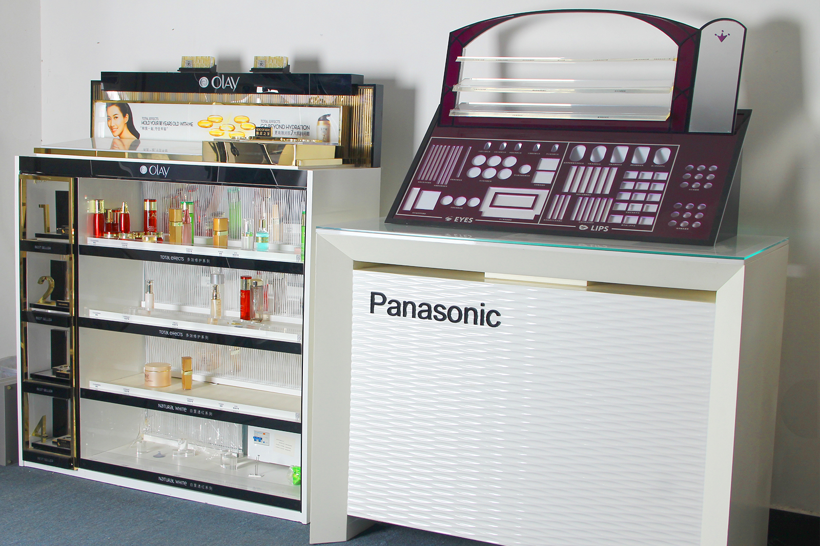 Dongguan cosmetics shop showcase Dongguan cosmetics shop showcase