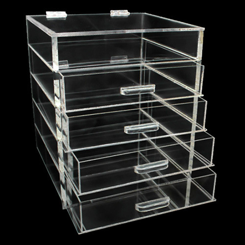 Fashion Clear Acrylic Makeup Organizer with Drawers