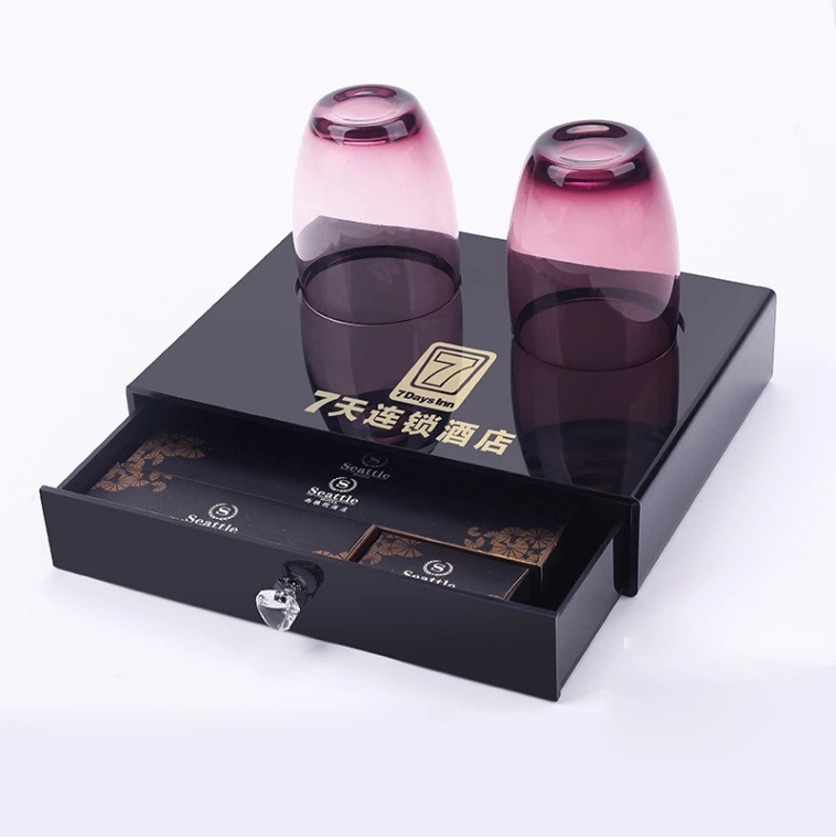 Acrylic Hotel Plastic Storage Box Cosmetic Storage Box