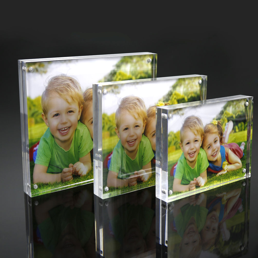 Perspex 3+3mm 5+5mm Simple Style Clear Acrylic Picture Frames